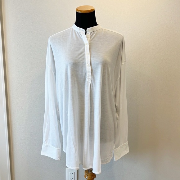 NWT Toteme Longline Fluid Jersey Top - Picture 3 of 12